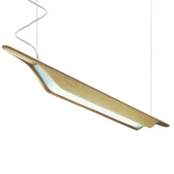 Foscarini Żyrandole|Wiszące Ekskluzywne<Troag L185 naturalne drewno - - lampa wisząca naturalne drewnoNapięcie: 230V