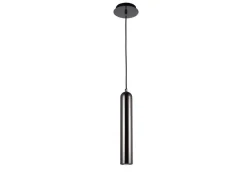AZzardo Lampy Do Kuchni, Oświetlenie Kuchenne|Lampy Do Jadalni<TUBO 1 Black/Chrome - - lampa wisząca