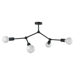 Nowodvorski Plafony Sufitowe I Ścienne|Lampy Do Salonu, Oświetlenie Salonu<Twig Black Iv 9140 - - plafon nowoczesny