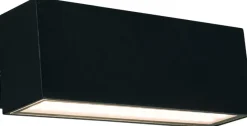 Nowodvorski Kinkiety Zewnętrzne: Ogrodowe I Elewacyjne<Unit Led Black - - kinkiet zewnętrzny
