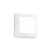 Ideal Lux Kinkiety I Lampy Na Ścianę|Lampy Do Salonu, Oświetlenie Salonu<UNIVERSAL 12W SQUARE - - kinkiet