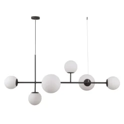 Italux Żyrandole|Nowoczesne Lampy Wiszące<Vailante czarny - - lampa wisząca nowoczesna