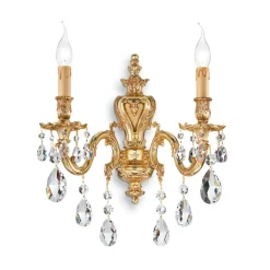 Possoni Kinkiety I Lampy Na Ścianę|Kinkiety Klasyczne<Versailles 093/A2-Sh/G - - kinkiet