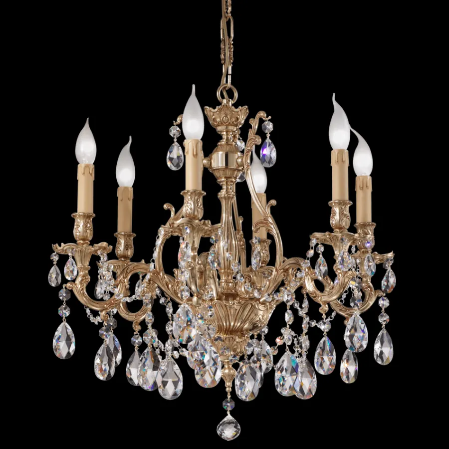 Possoni Żyrandole|Lampy Wiszące Klasyczne<Versailles 093/6-Sh/G - - lampa wisząca
