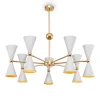 Maytoni Żyrandole<Vesper - - lampa 9-ramienna biała