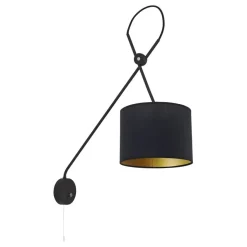 Nowodvorski Kinkiety I Lampy Na Ścianę|Lampy Do Sypialni, Oświetlenie Do Sypialni<Viper Black 6513 - - kinkiet nowoczesny