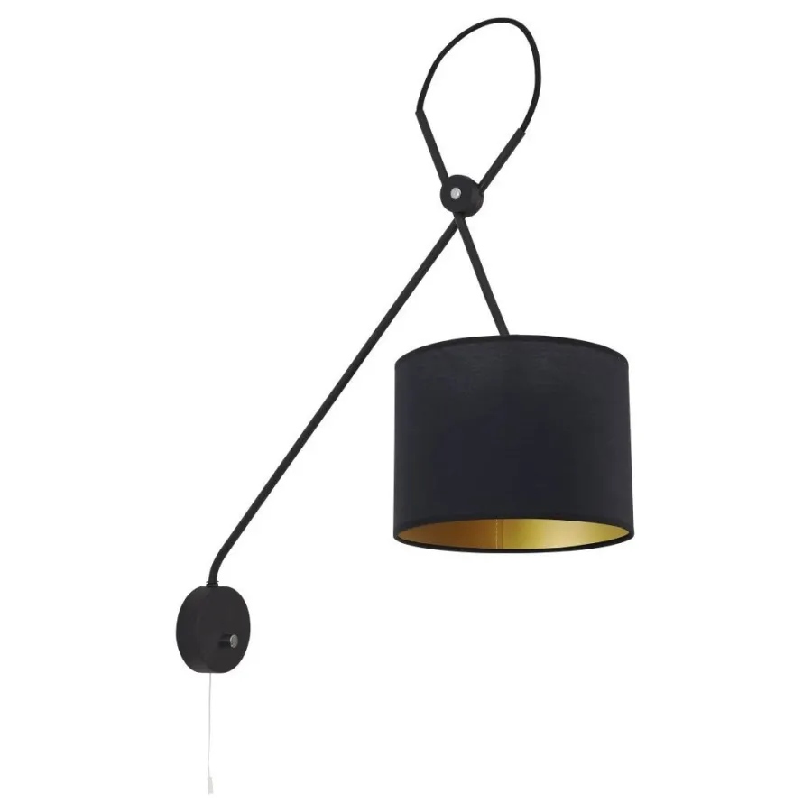 Nowodvorski Kinkiety I Lampy Na Ścianę|Lampy Do Sypialni, Oświetlenie Do Sypialni<Viper Black 6513 - - kinkiet nowoczesny