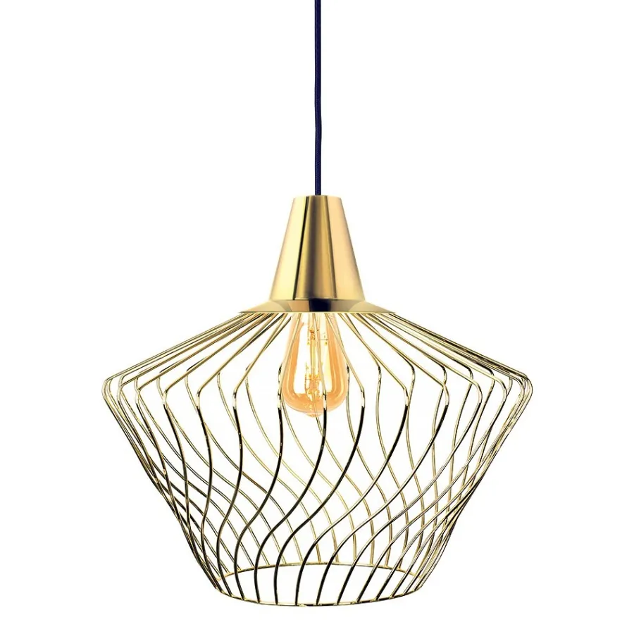 Nowodvorski Żyrandole|Lampy Do Sypialni, Oświetlenie Do Sypialni<Wave S Gold 8861 - - lampa wisząca nowoczesna