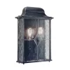 Elstead Lighting Kinkiety Zewnętrzne: Ogrodowe I Elewacyjne|Lampy Ogrodowe, Oświetlenie Do Ogrodu<Wexford Black Silver - - kinkiet ogrodowy