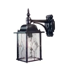 Elstead Lighting Kinkiety Zewnętrzne: Ogrodowe I Elewacyjne|Lampy Ogrodowe, Oświetlenie Do Ogrodu<Wexford Black Silver - - kinkiet zewnętrzny