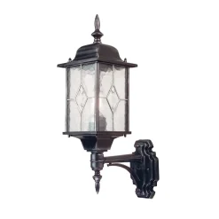 Elstead Lighting Kinkiety Zewnętrzne: Ogrodowe I Elewacyjne|Lampy Ogrodowe, Oświetlenie Do Ogrodu<Wexford Black Silver - - lampa ścienna