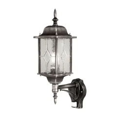 Elstead Lighting Kinkiety Zewnętrzne: Ogrodowe I Elewacyjne|Lampy Ogrodowe, Oświetlenie Do Ogrodu<Wexford Black Silver WX1-PIR - - kinkiet