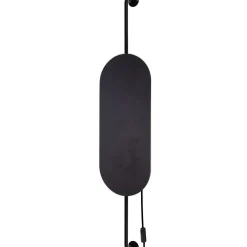 Nowodvorski Kinkiety I Lampy Na Ścianę|Lampy Drewniane<Wheel Lux Black - - kinkiet