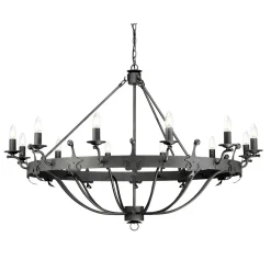 Elstead Lighting Żyrandole|Lampy Wiszące Klasyczne<Windsor Graphite - - lampa 12-płomienna