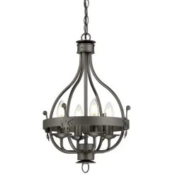 Elstead Lighting Żyrandole|Lampy Wiszące Klasyczne<Windsor Graphite - - lampa 4-płomienna