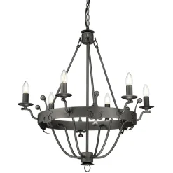 Elstead Lighting Żyrandole|Lampy Wiszące Klasyczne<Windsor Graphite - - lampa 6-płomienna