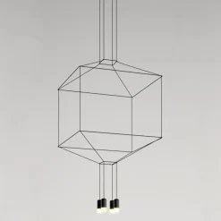 Vibia Żyrandole|Wiszące Ekskluzywne<Wireflow 0310 czarny - - lampa wisząca