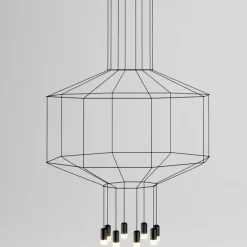Vibia Żyrandole|Wiszące Ekskluzywne<Wireflow 0300 czarny - - lampa wisząca