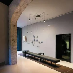 Vibia Żyrandole|Wiszące Ekskluzywne<Wireflow Free form 0366 czarny - - lampa wisząca