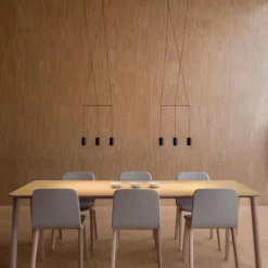 Vibia Żyrandole|Wiszące Ekskluzywne<Wireflow Lineal 0338 czarny - - lampa wisząca