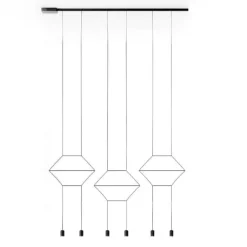 Vibia Żyrandole|Wiszące Ekskluzywne<Wireflow Lineal 0325 czarny - - lampa wisząca