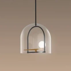 Artemide Żyrandole|Wiszące Ekskluzywne<Yanzi Ø35 - - lampa wisząca złoty, mosiądz