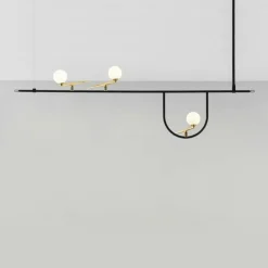 Artemide Żyrandole|Wiszące Ekskluzywne<Yanzi Sc1 L156 mosiądz - - lampa wisząca mosiądzNapięcie: 230V