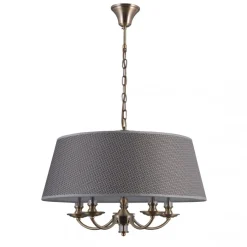 Italux Lampy Wiszące Klasyczne<Zanobi Antique Bronze - - lampa wisząca klasyczna