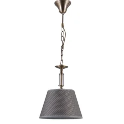 Italux Lampy Wiszące Klasyczne<Zanobi Antique Bronze - - lampa wisząca pojedyncza