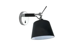 AZzardo Kinkiety I Lampy Na Ścianę|Lampy Do Sypialni, Oświetlenie Do Sypialni<ZYTA WALL XS BLACK - - kinkiet