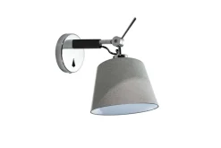 AZzardo Kinkiety I Lampy Na Ścianę|Lampy Do Sypialni, Oświetlenie Do Sypialni<ZYTA WALL XS GREY - - kinkiet